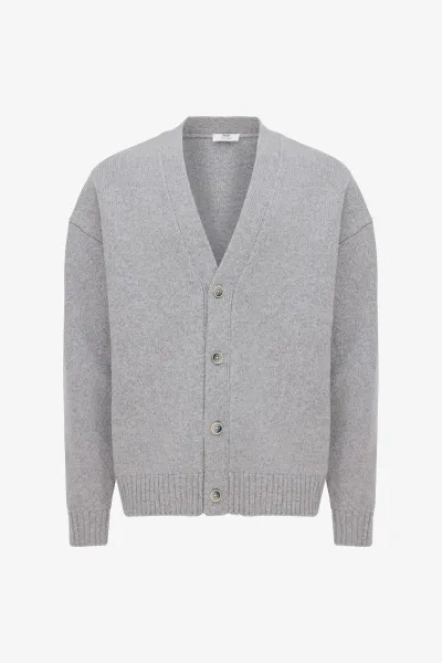 Button Cardigan | Lichtgrijs