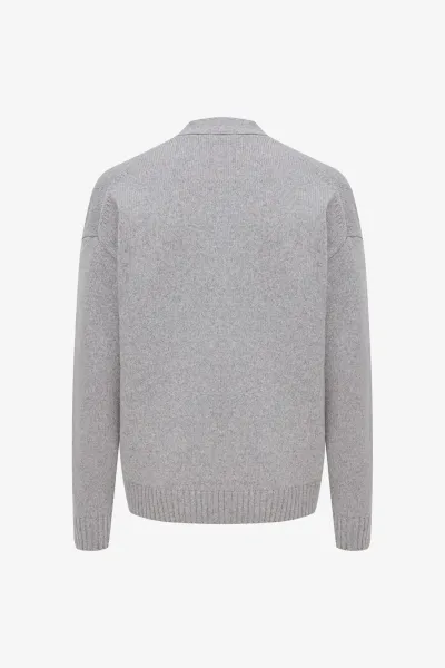 Button Cardigan | Lichtgrijs