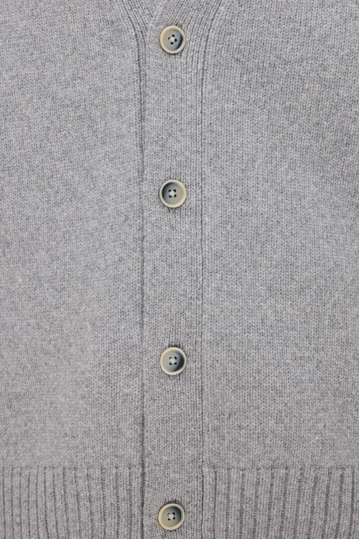 Button Cardigan | Lichtgrijs