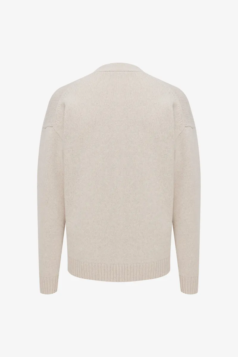 Button Cardigan | Beige