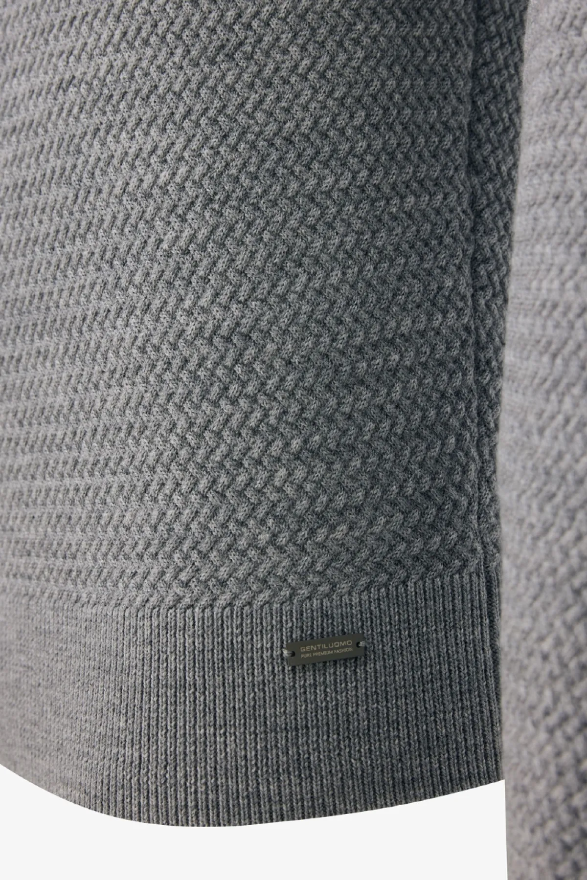 Structured Turtleneck | Grijs
