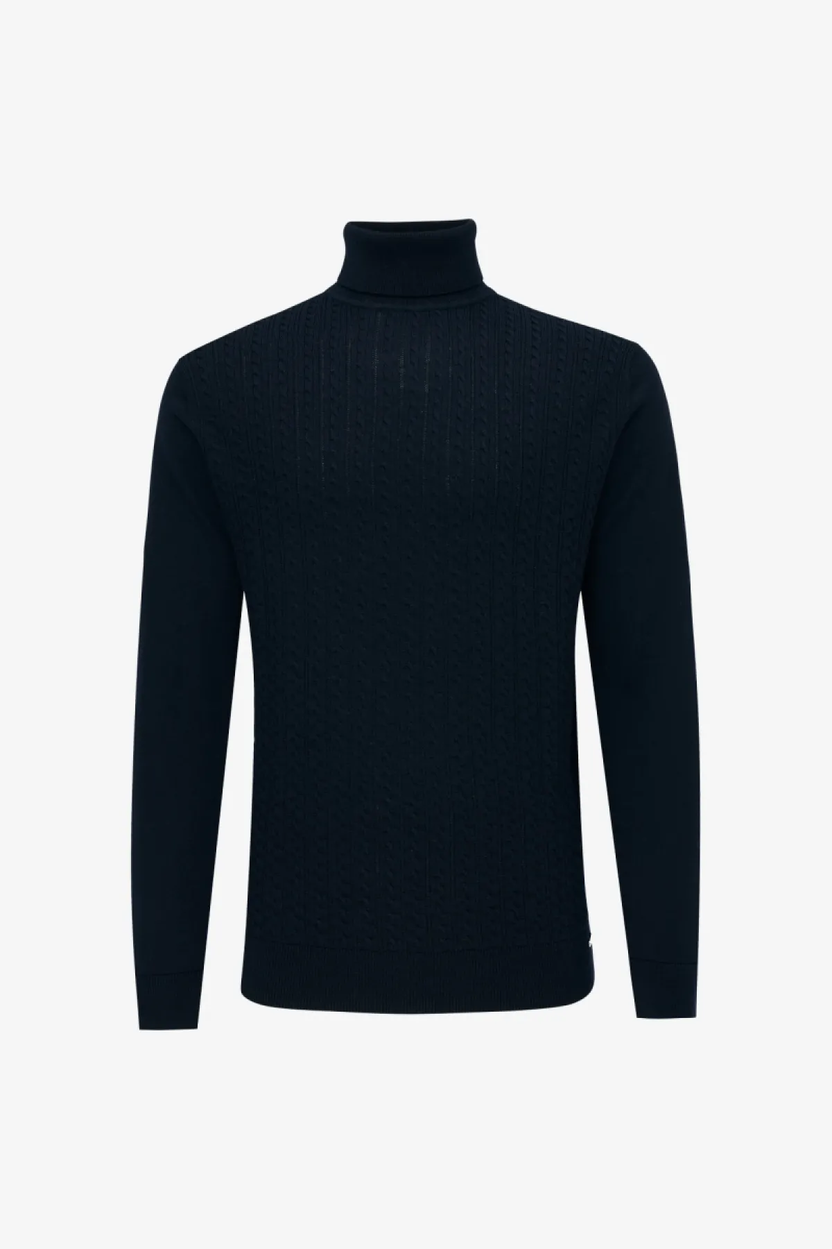 Cable Rollneck | Donkerblauw