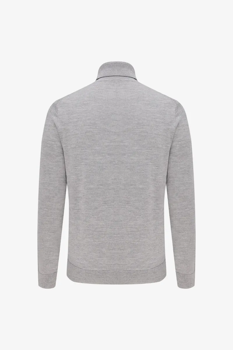 Cable Rollneck | Grijs
