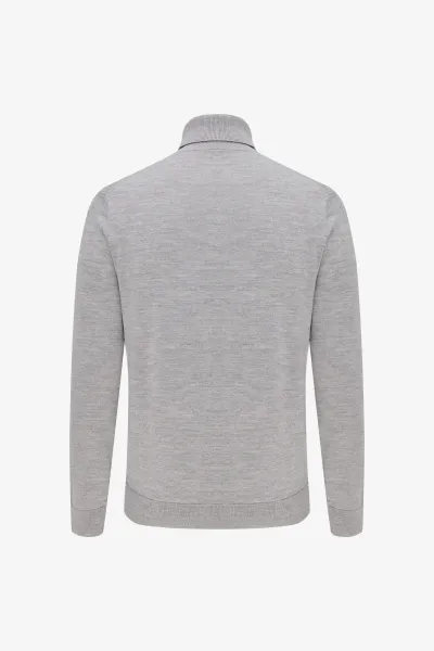Cable Rollneck | Grijs