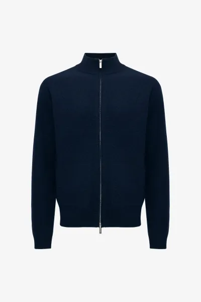 Zip Jacket | Donkerblauw