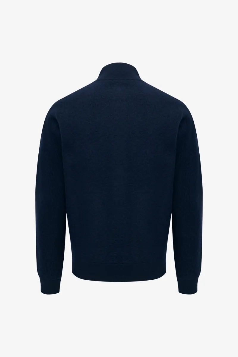 Zip Jacket | Donkerblauw