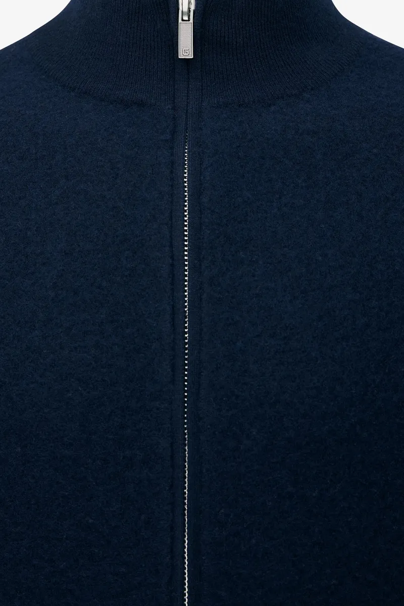 Zip Jacket | Donkerblauw