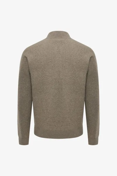 Zip Jacket | Taupe