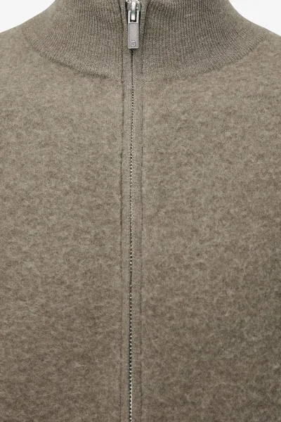 Zip Jacket | Taupe