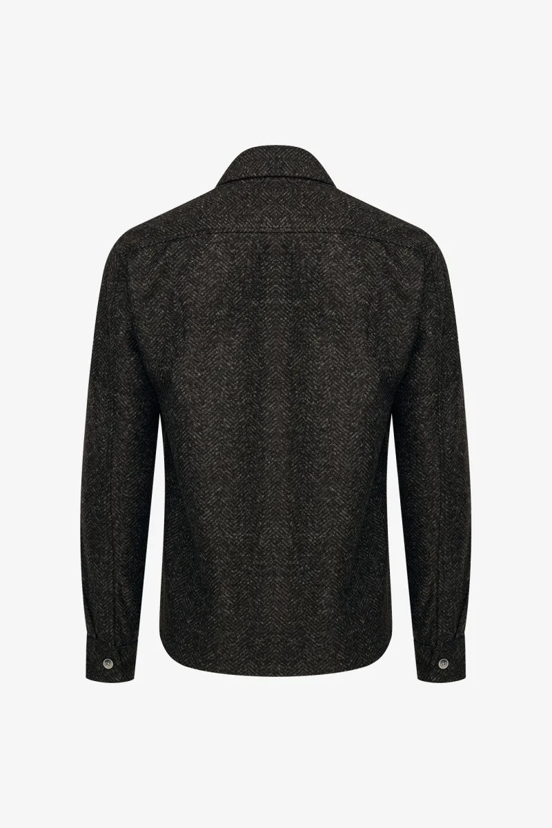 Overshirt Aldo | Donkerbruin