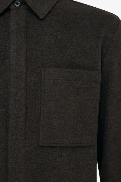 Overshirt Terra | Donkerbruin