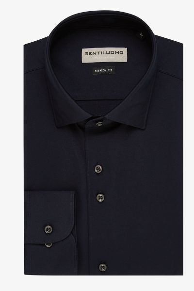 Supreme jersey overhemd donkerblauw