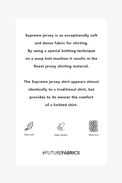 Supreme jersey overhemd donkerblauw