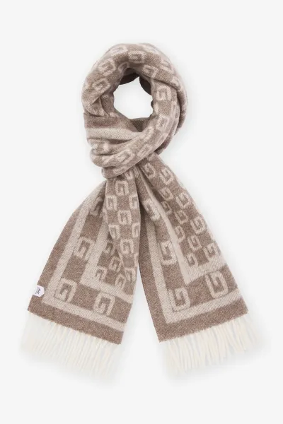 G-Print Scarf | Beige