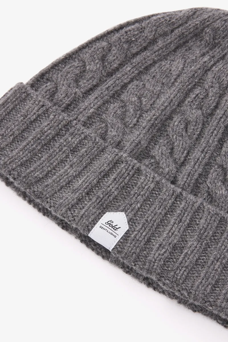 Cable Beanie | Grijs