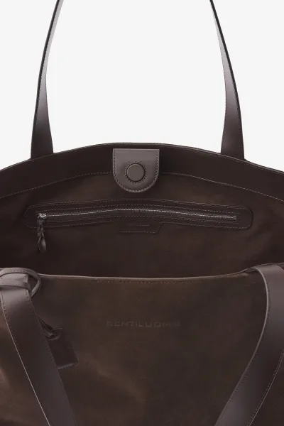 Leather Tote Bag | Bruin