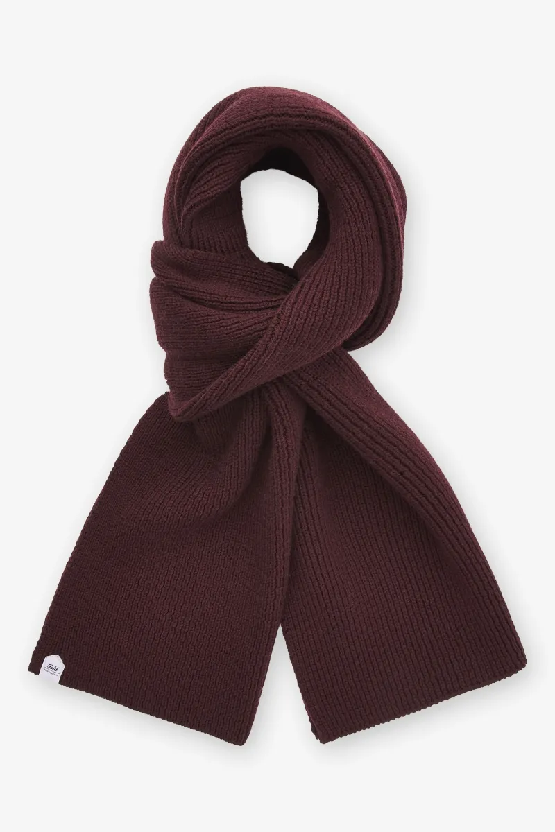 Knitted Scarf | Bordeaux