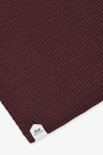 Knitted Scarf | Bordeaux