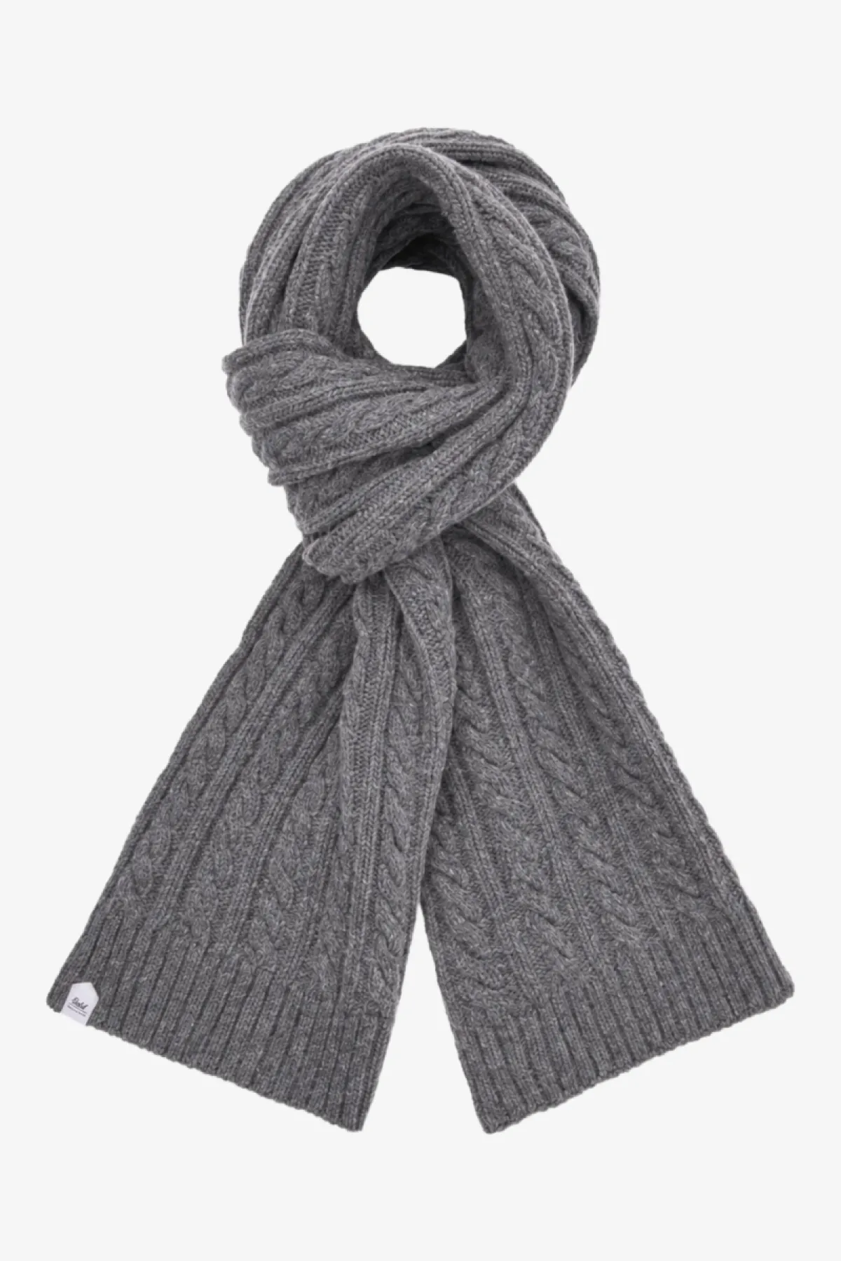 Cable Scarf | Grijs