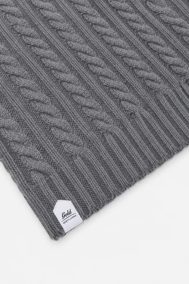 Cable Scarf | Grijs