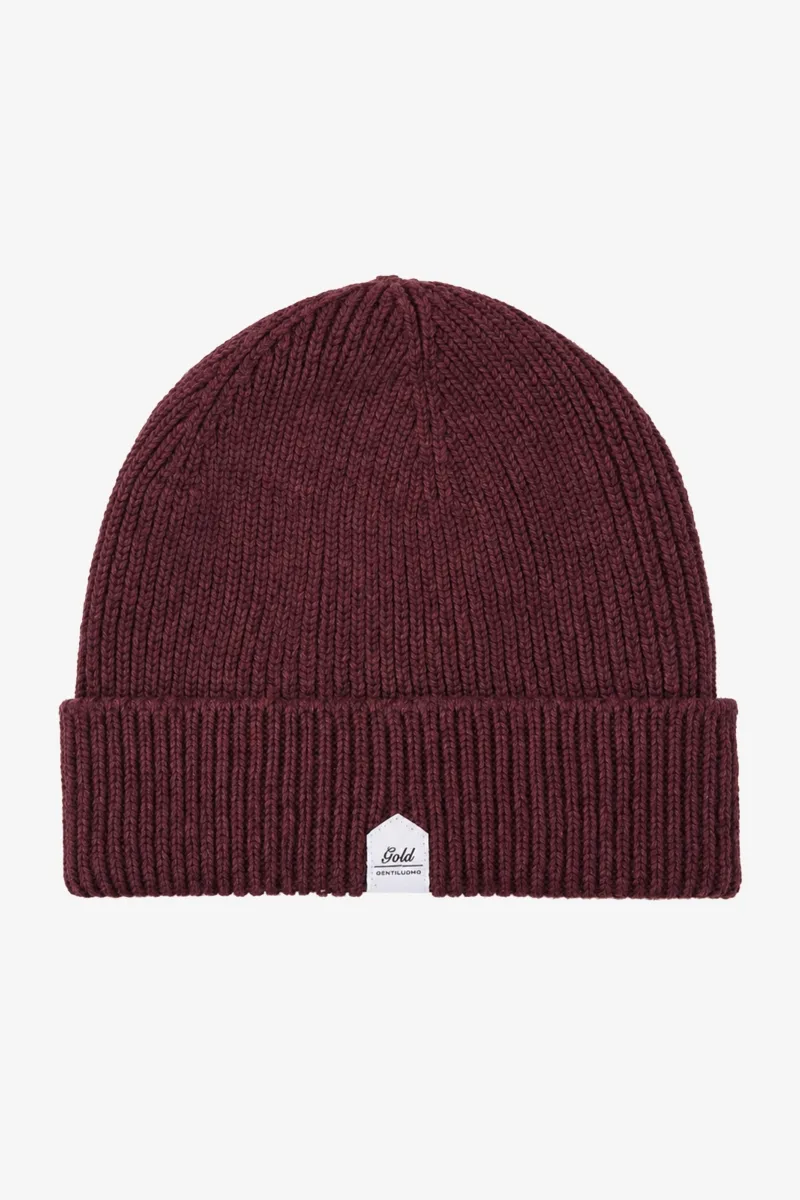 Knitted Beanie | Bordeaux