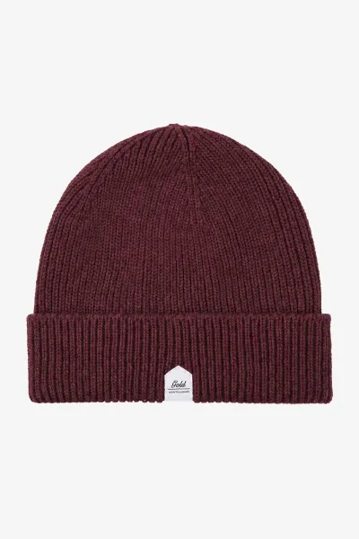 Knitted Beanie | Bordeaux
