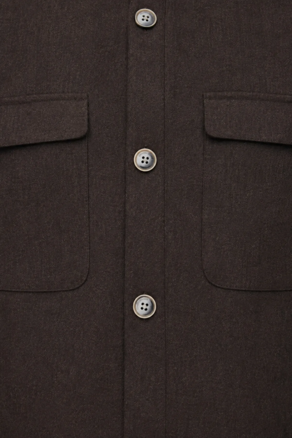 Overshirt Remo | Donkerbruin