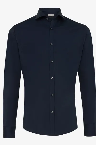 Overhemd Maldini | Donkerblauw