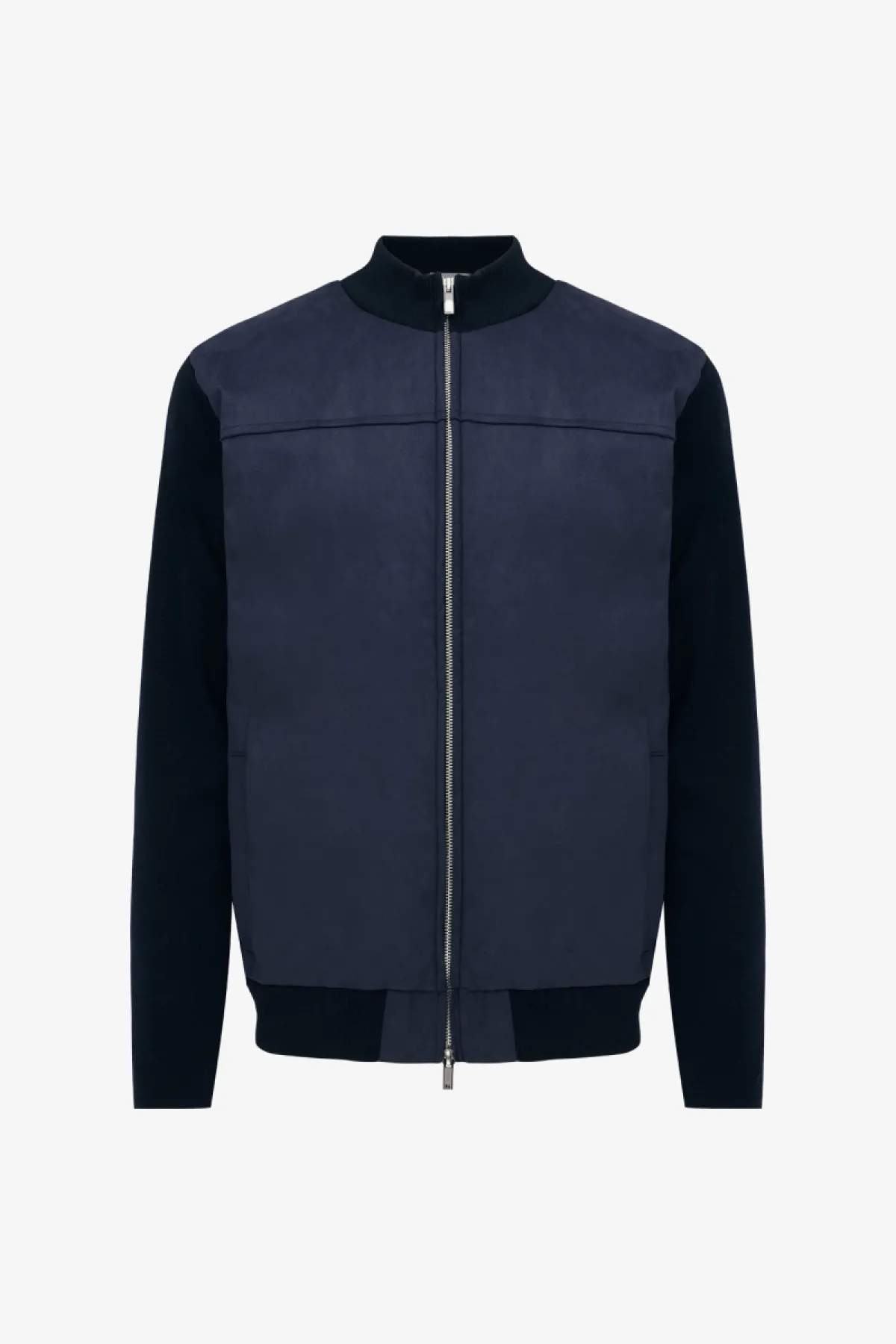 Zip Jacket | Donkerblauw