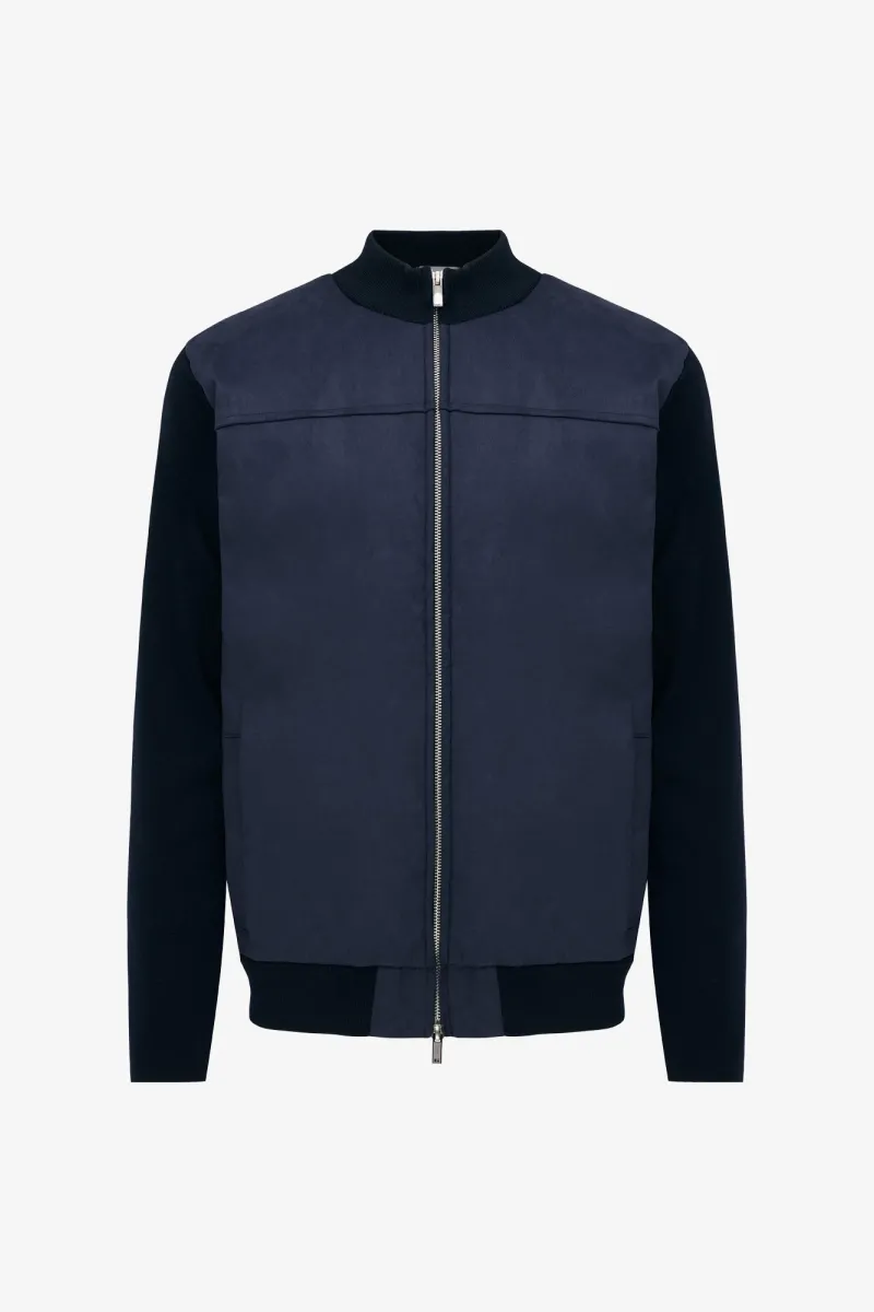 Zip Jacket | Donkerblauw