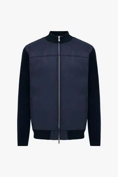 Zip Jacket | Donkerblauw