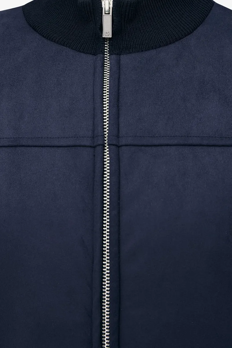 Zip Jacket | Donkerblauw