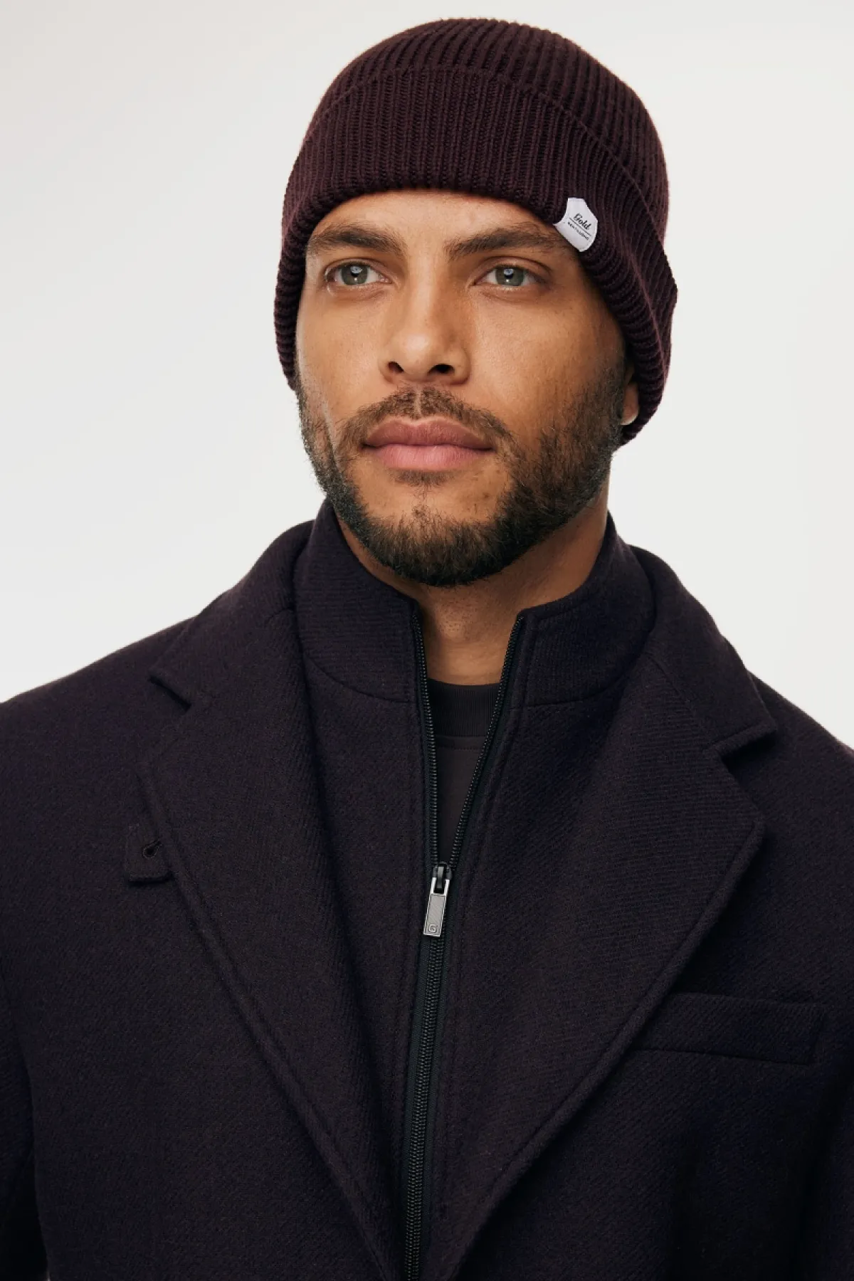 Knitted Beanie | Bordeaux