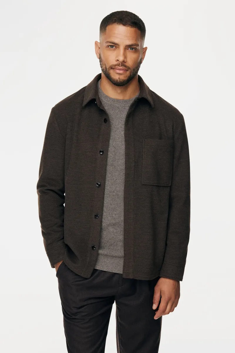 Overshirt Terra | Donkerbruin