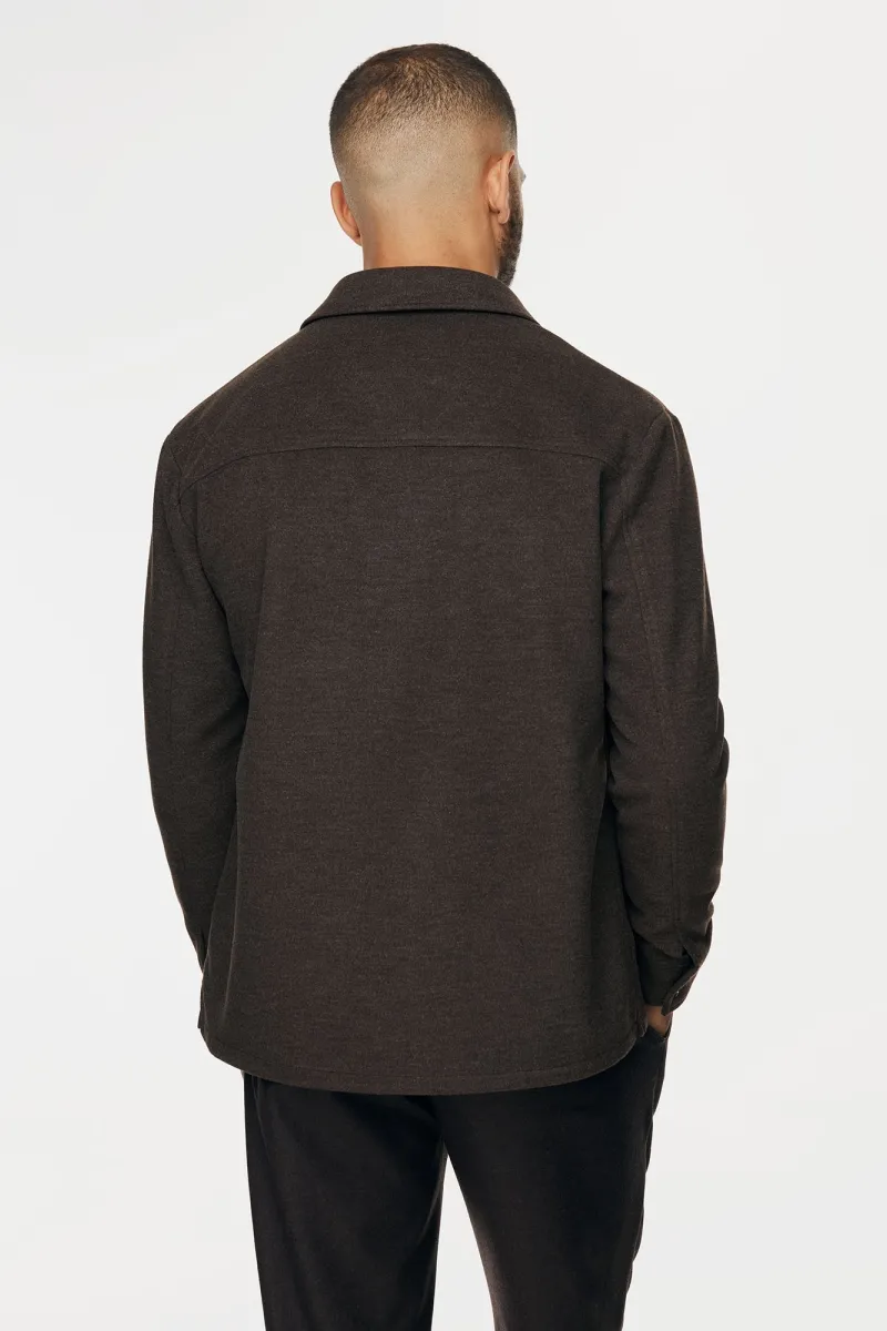 Overshirt Terra | Donkerbruin