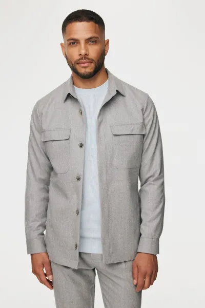 Overshirt Remo | Grijs