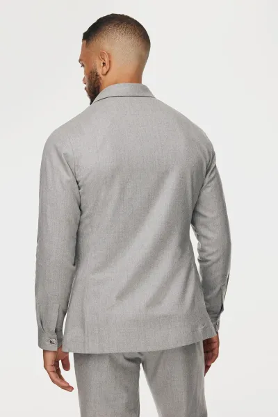 Overshirt Remo | Grijs