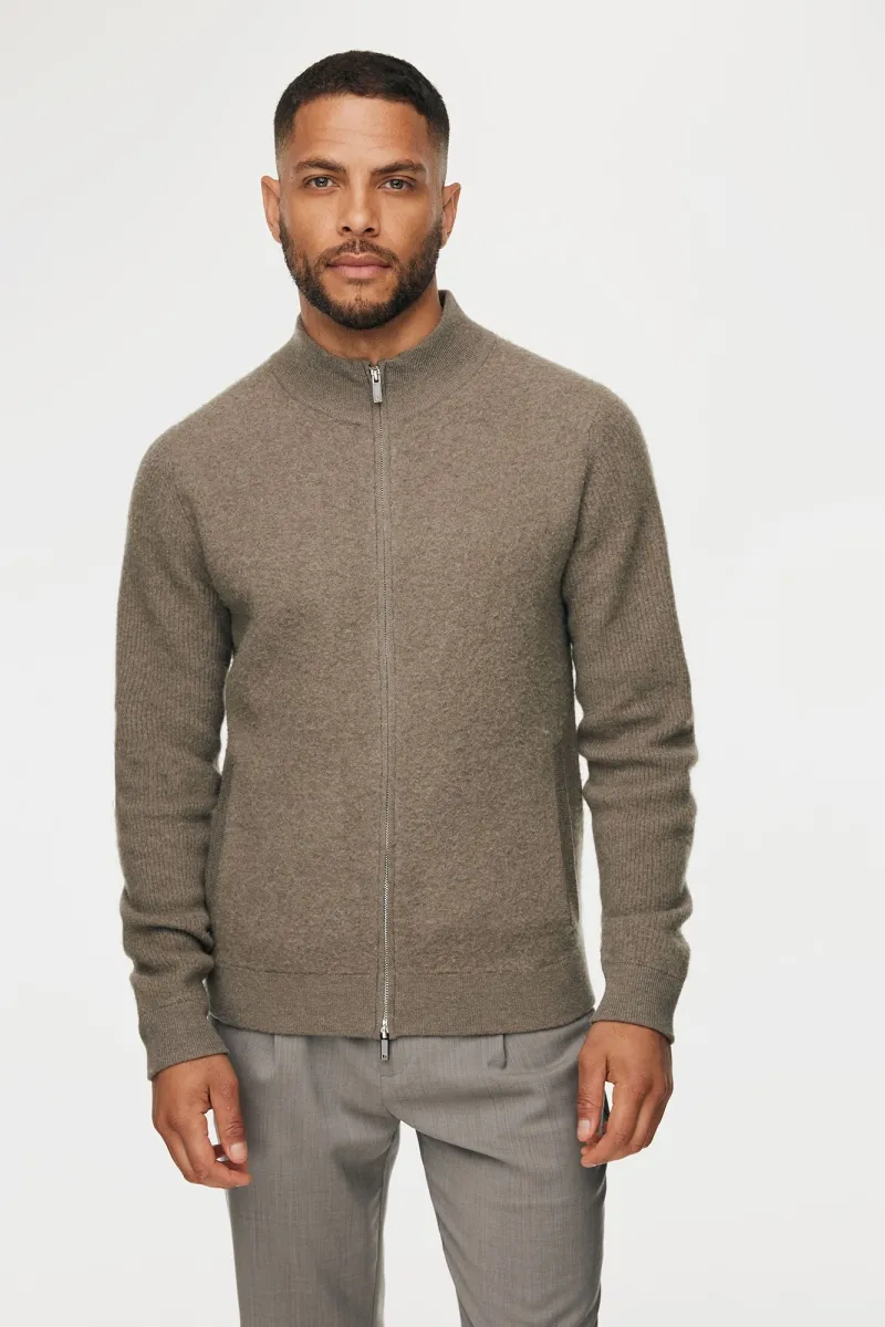 Zip Jacket | Taupe