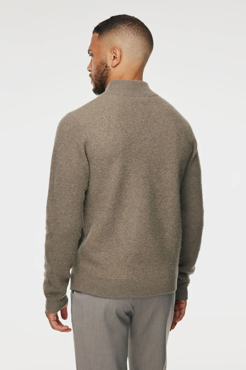 Zip Jacket | Taupe