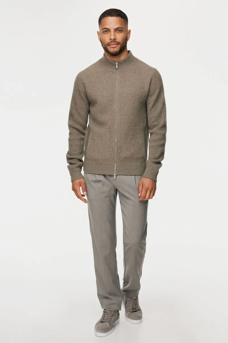 Zip Jacket | Taupe