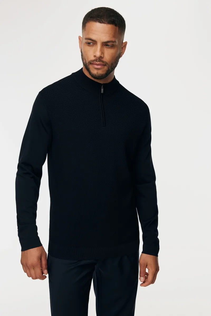 Turtle Half Zip | Donkerblauw