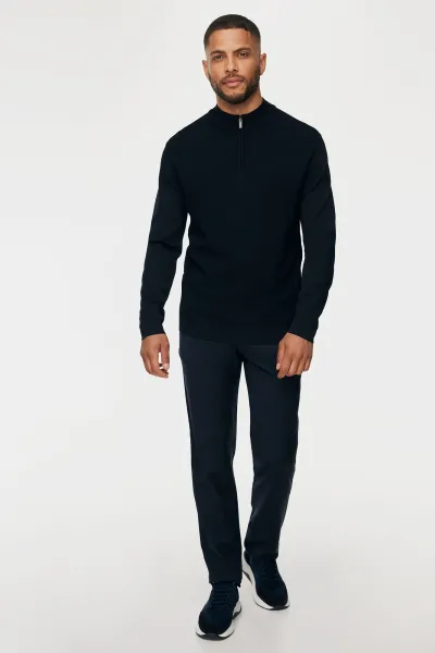 Turtle Half Zip | Donkerblauw