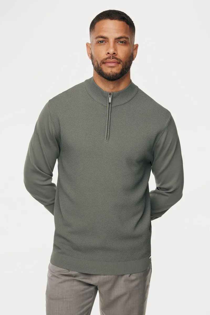 Turtle Half Zip | Groen