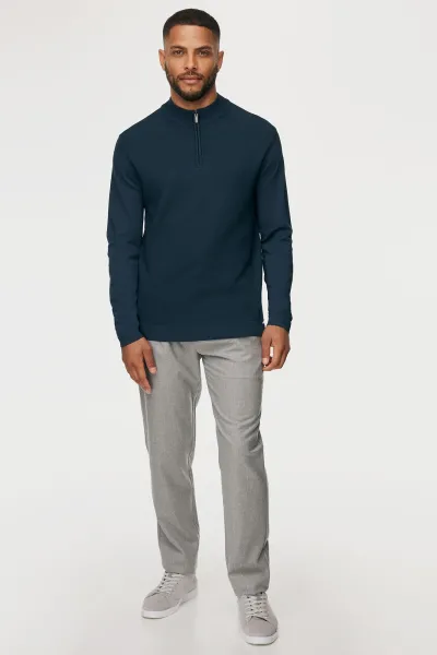 Turtle Half Zip | Blauw
