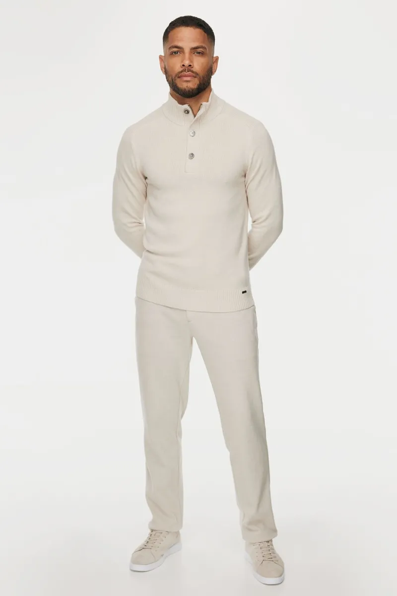 Buttoned Turtle Zip | Off White