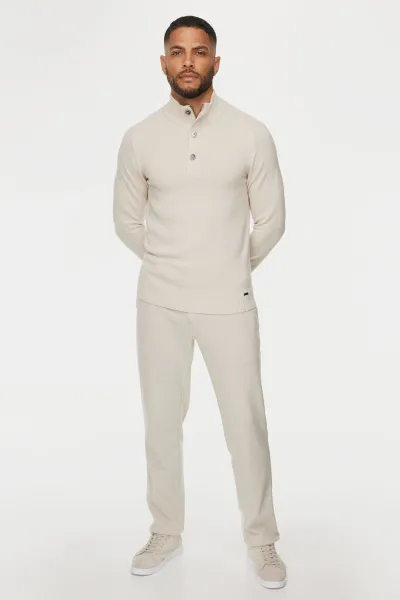 Buttoned Turtle Zip | Off White