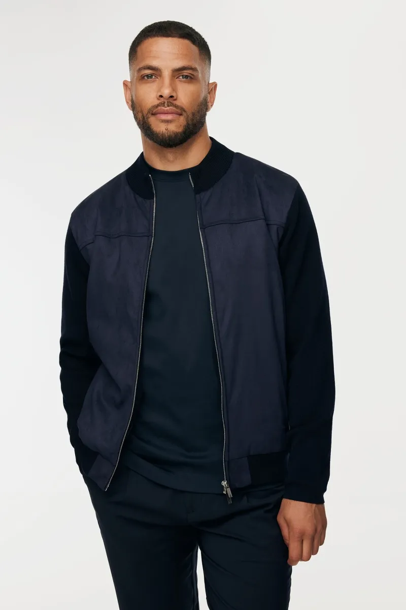 Zip Jacket | Donkerblauw