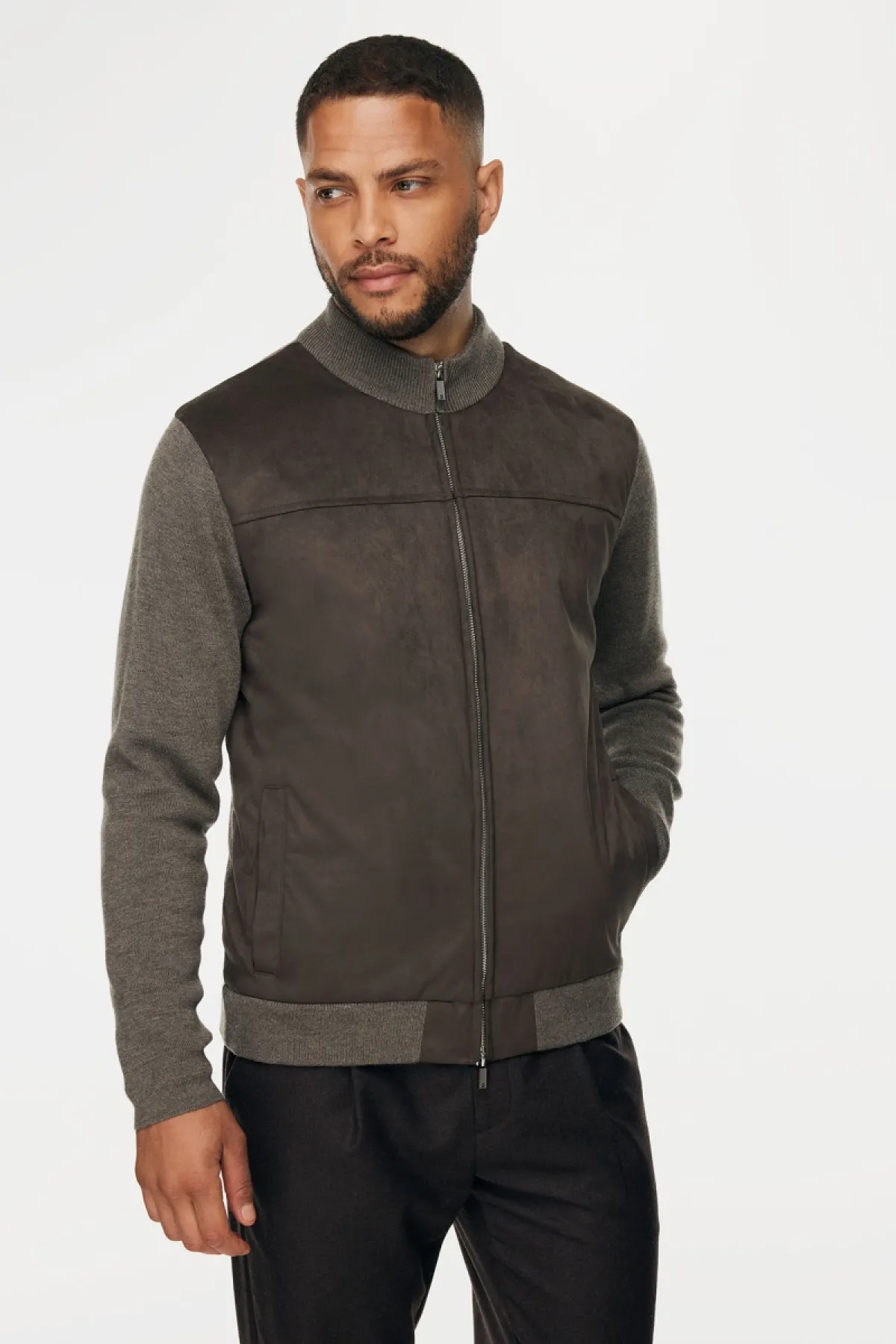 Zip Jacket | Taupe