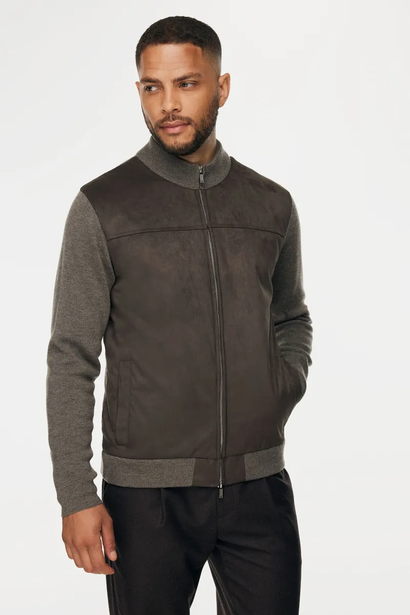 Zip Jacket | Taupe
