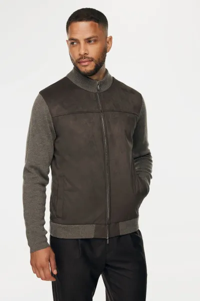 Zip Jacket | Taupe